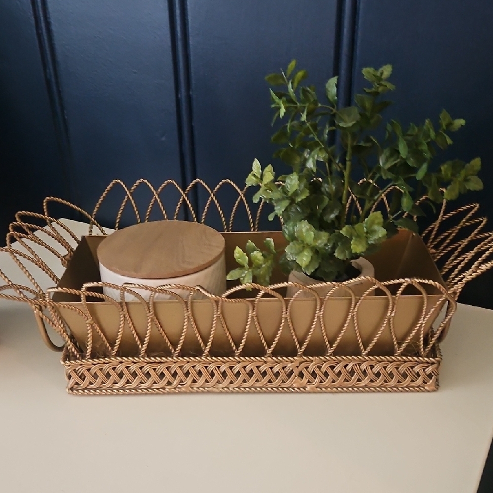 Gold Decorative Basket
